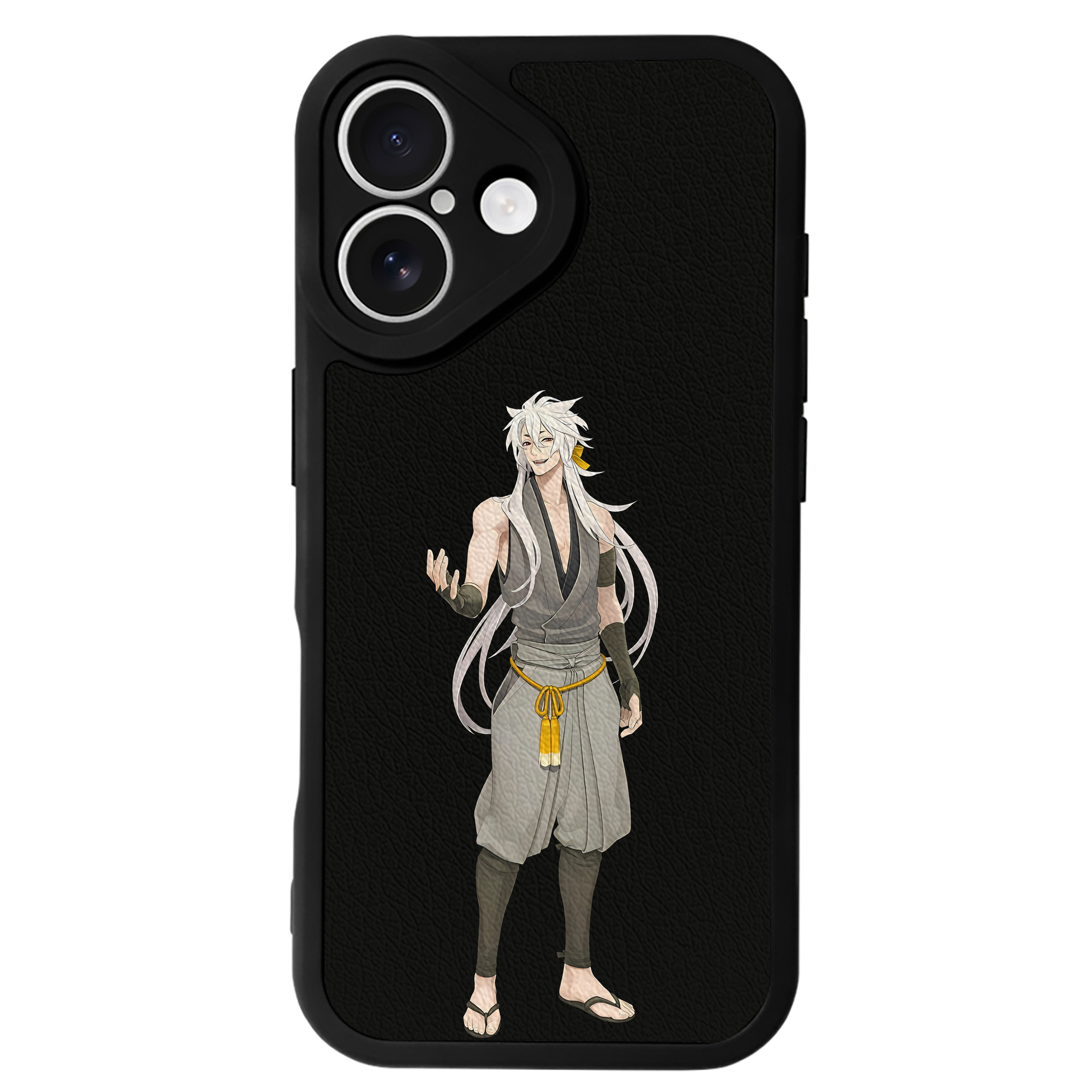 （画像用） 刀剣乱舞 Touken Ranbu 【iPhone 16シリーズ対応】シリコンスマホケース（レザー調） 材質：シリコン